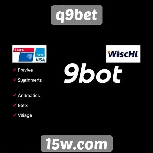 Métodos de pagamento e saque no q9bet