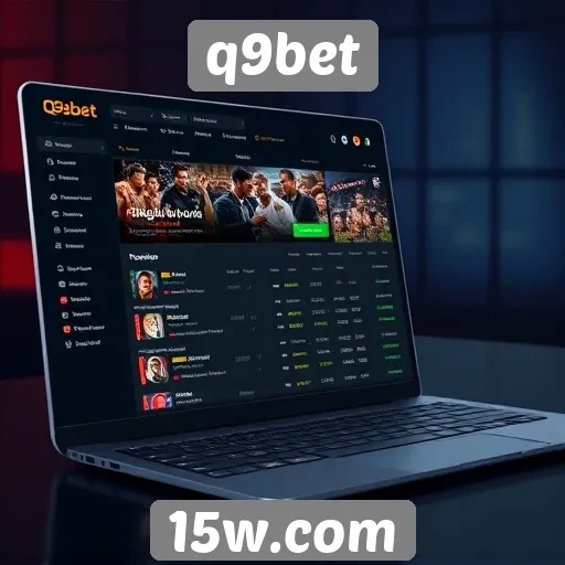 Análise da interface do usuário do site q9bet